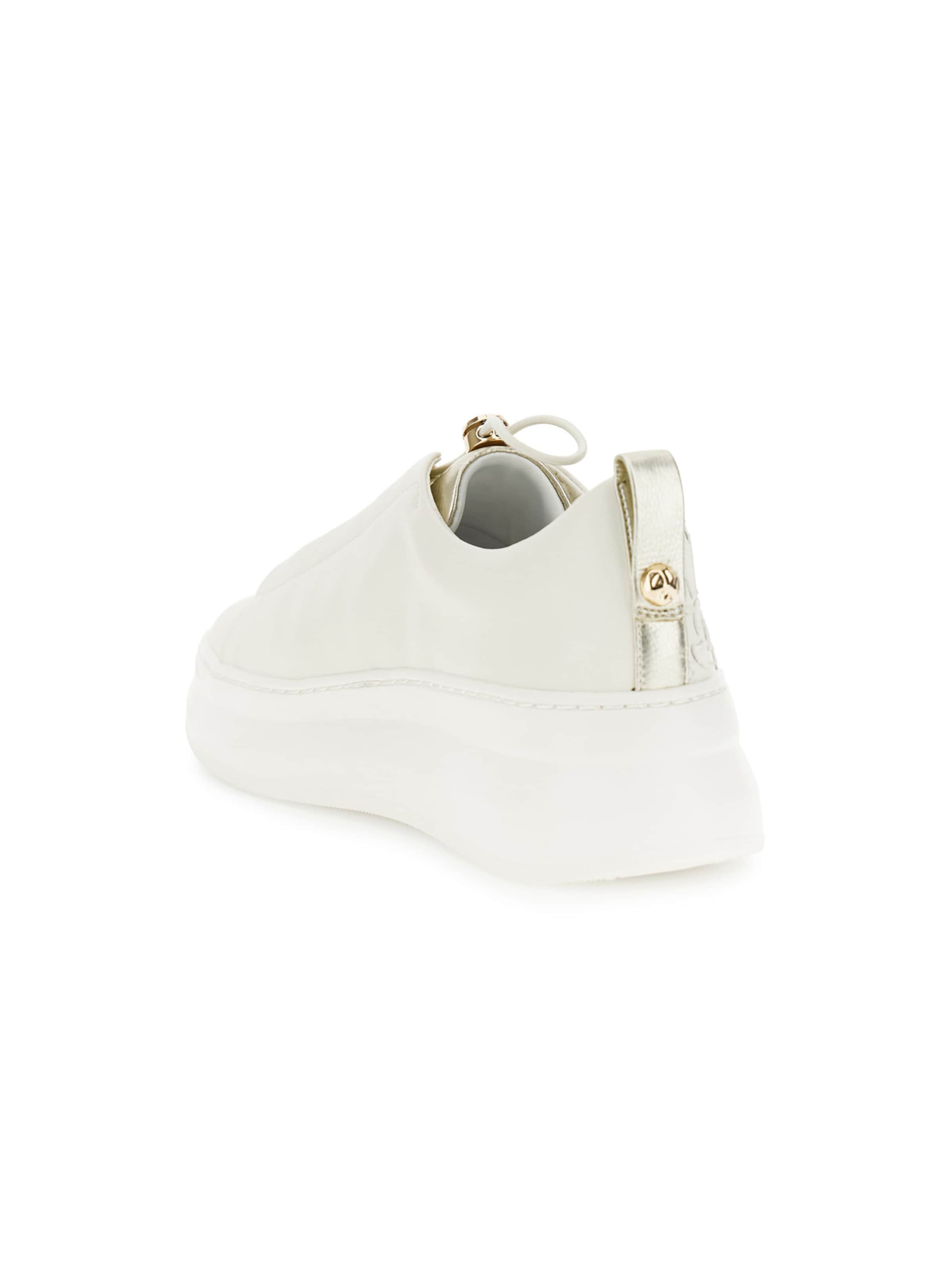 CAFè NOIR Platform trainers in White