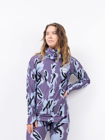 T-shirt fonctionnel Eivy en violet : devant