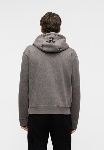 Felpa di ALPHA INDUSTRIES in grigio
