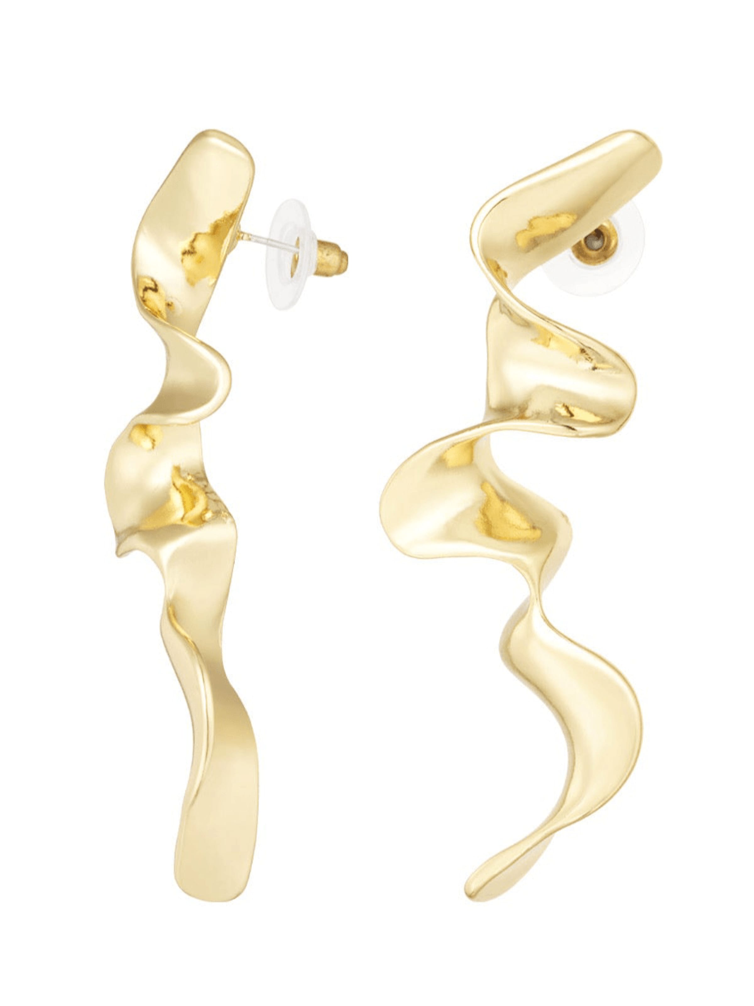 La Moda Me Earrings 'Karina' in Gold: front