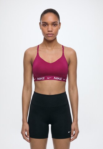 NIKE Bustier Sportmelltartók 'INDY' - lila: elől