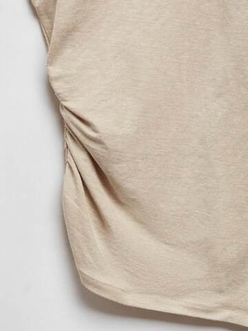 MANGO Shirt 'CINTITA' in Beige