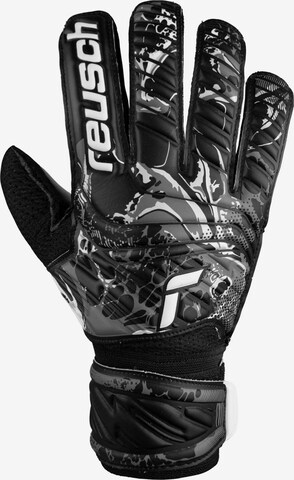 REUSCH Athletic Gloves 'Attrakt Solid' in Black