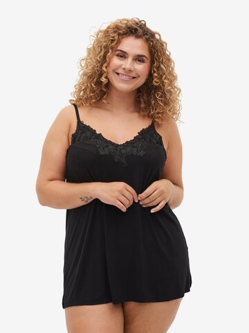 Zizzi - Camisa de noite 'MDELICATE' em preto