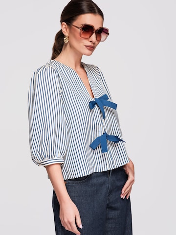 Camicia da donna di Ombre in blu