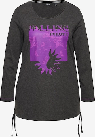 Ulla Popken Shirt in Grijs: voorkant