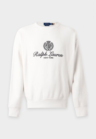 Sweat-shirt Polo Ralph Lauren en beige : devant