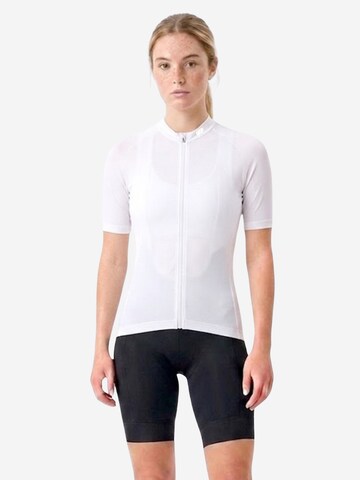 Survêtement 'Wulibike Damen Fahrrad-Outfit Weißes Top & Schwarze Bib' WULIBIKE en blanc