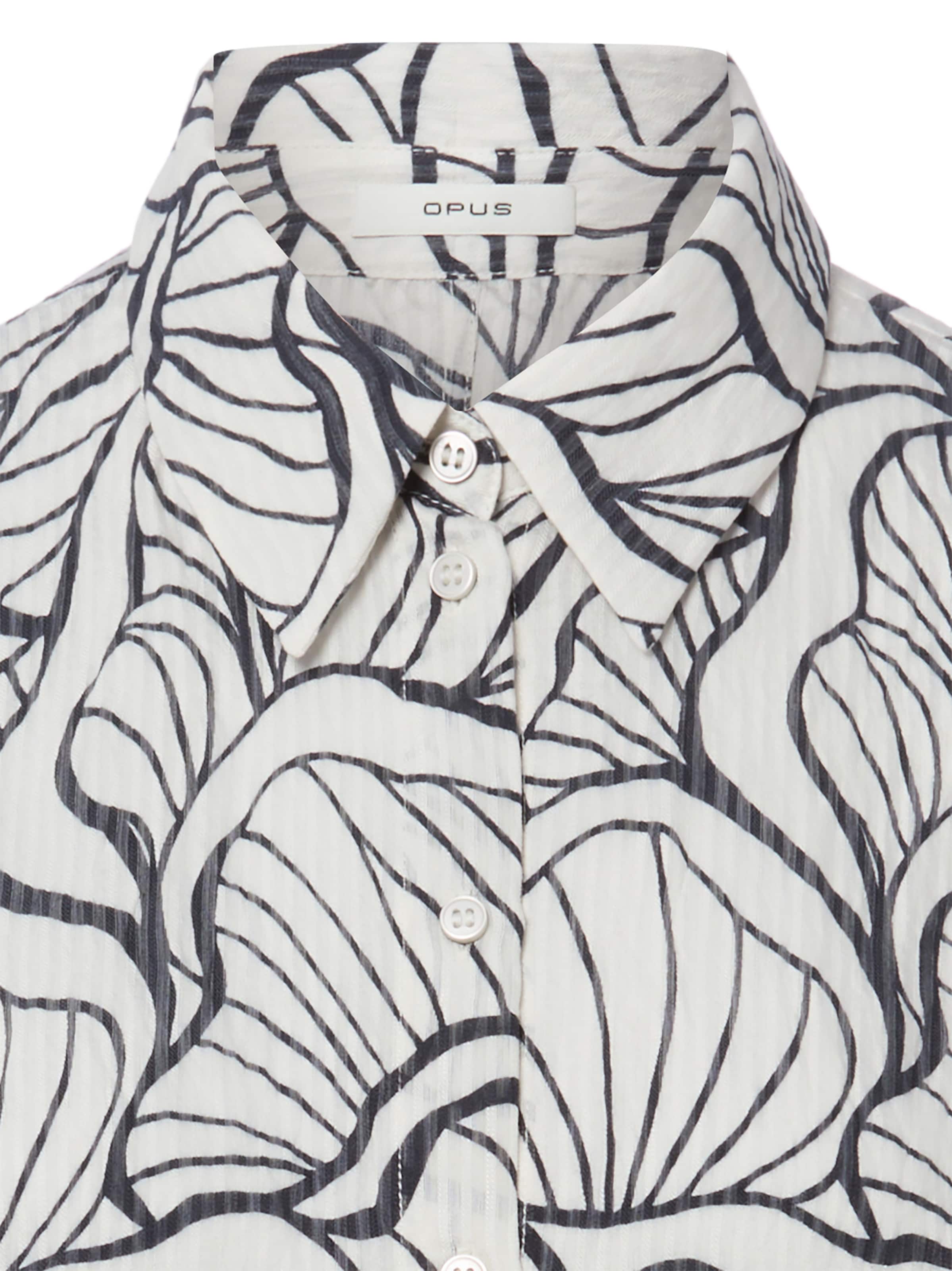 OPUS Bluse 'Fashell' in Weiß