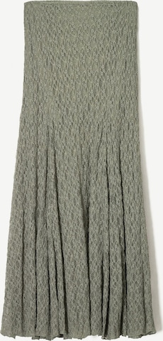 BershkaSuknja - zelena boja: prednji dio