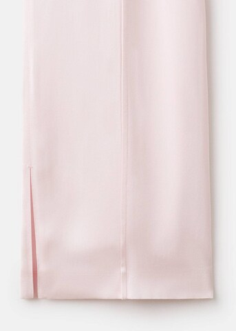 MANGO Wide leg Pants 'Berlin' in Pink