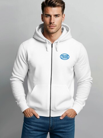 Neverless Sweatjacke 'Pool Locos'‌‌ in Weiß