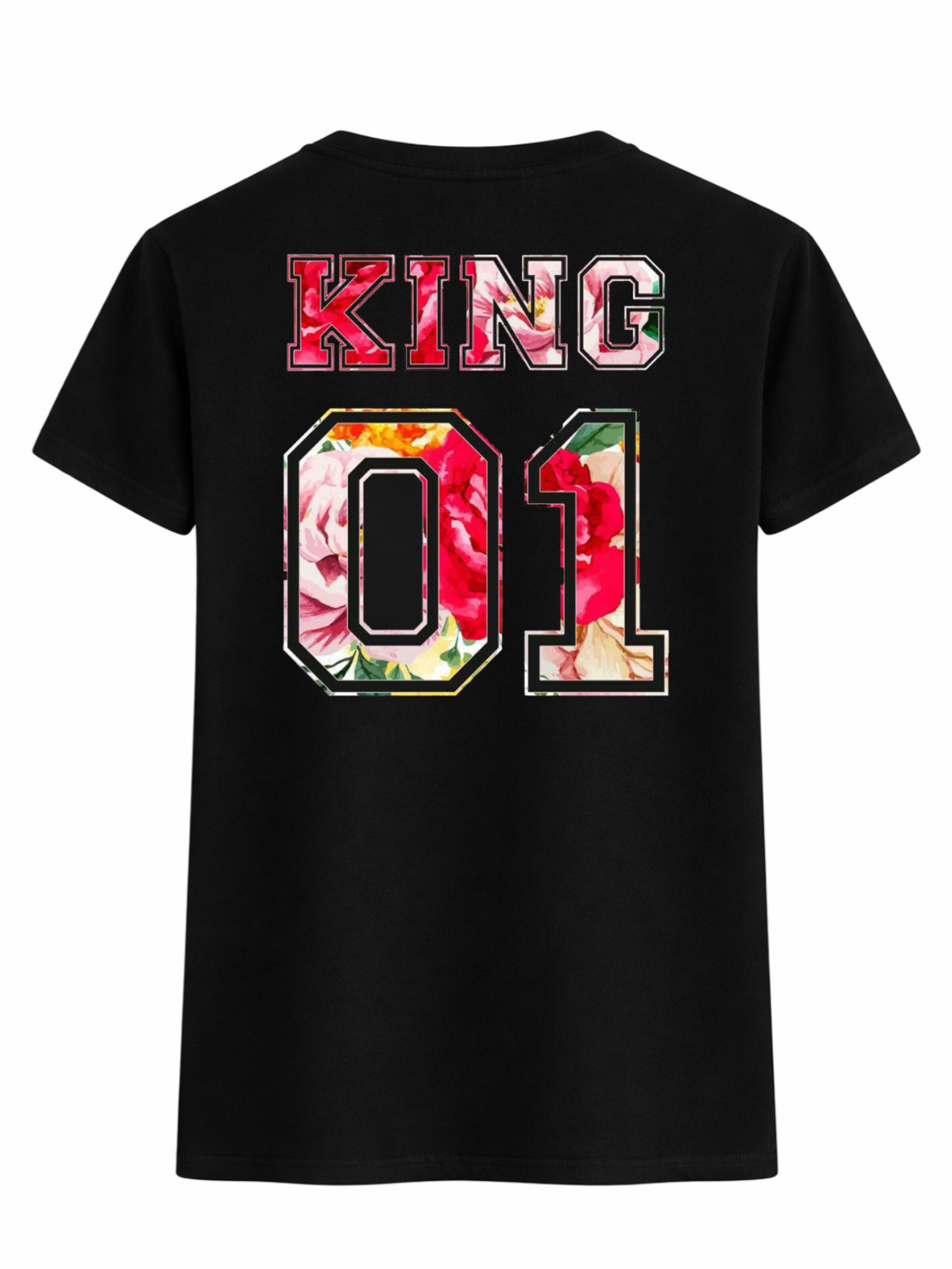 RMK Shirt '"King 01"' in Schwarz: Vorderseite