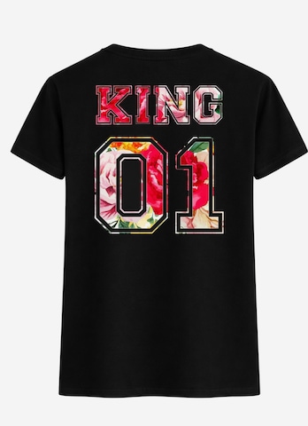 RMK Shirt '"King 01"' in Schwarz: Vorderseite