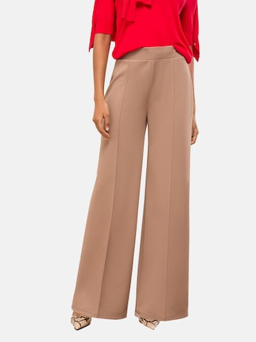 Lipsy Bootcut Nohavice s pukmi - Béžová: predná strana