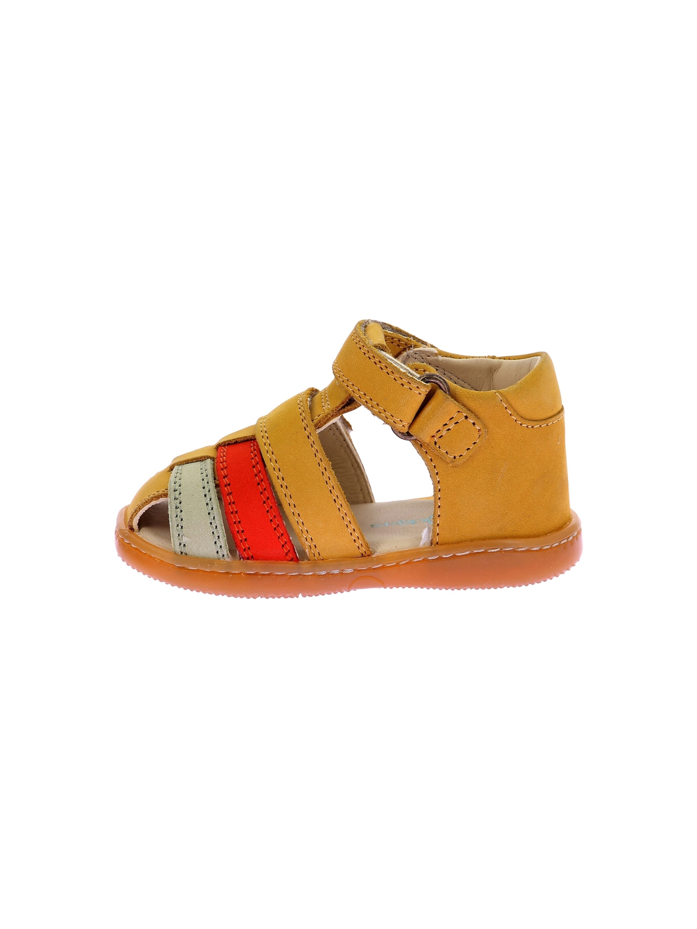 Kickers Open schoenen 'Kick Pod Ledersandalen für Kinder' in Groen: voorkant