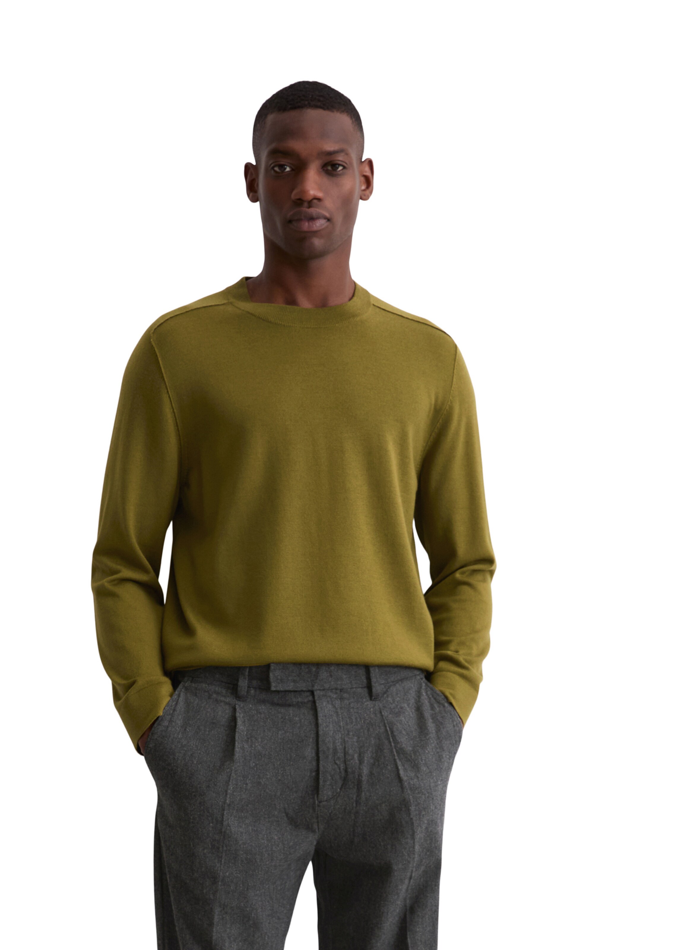 Marc O'Polo Sweater in Green: front
