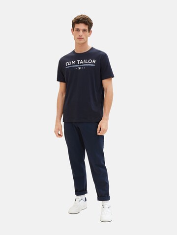 TOM TAILOR Тениска в синьо