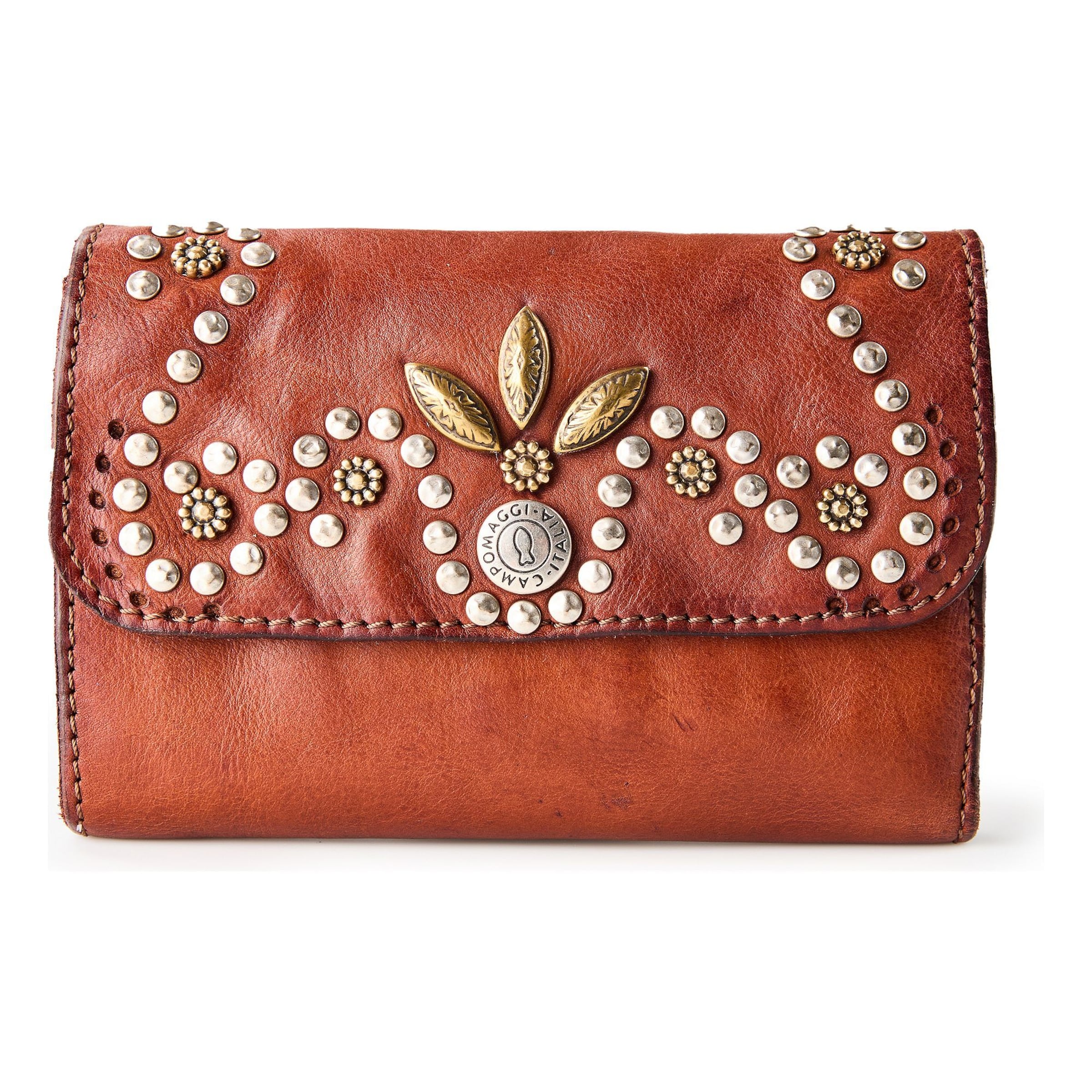 Campomaggi Portemonnaie 'Mirta' in Braun: Vorderseite