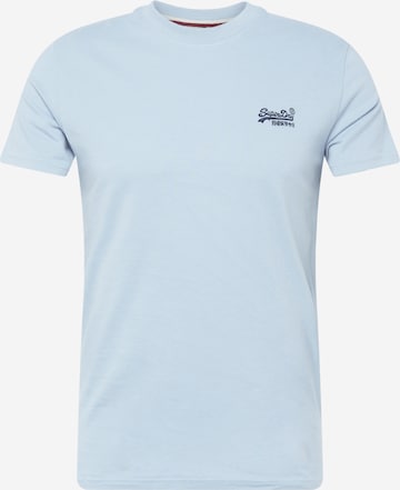 Superdry T-shirt i blå: framsida