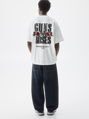 Pull&Bear T-Shirt in Weiß