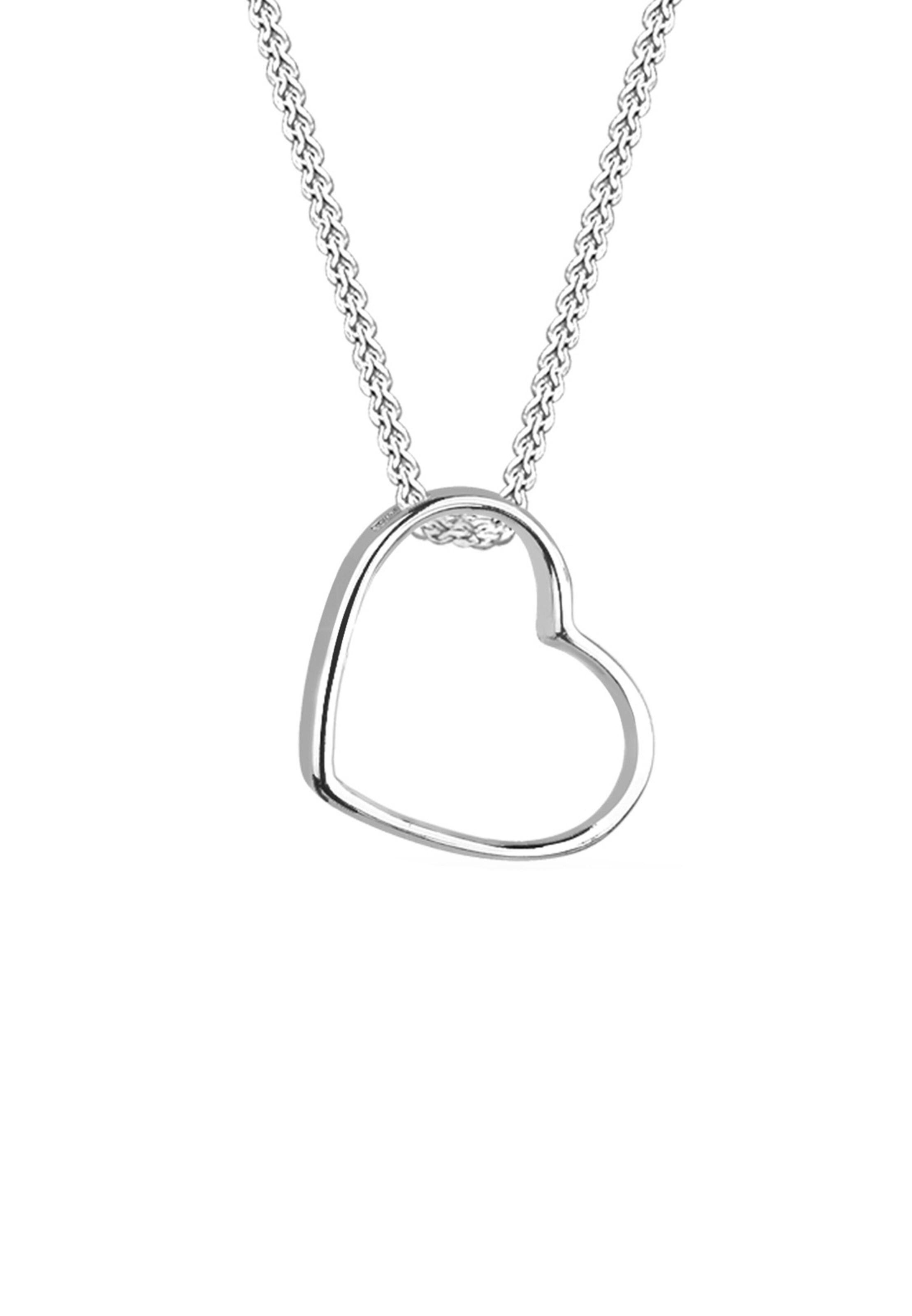 ELLI Necklace 'Herz' in Silver