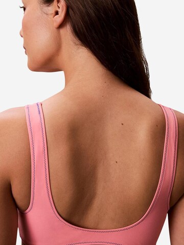 Classico Bikini 'BRALETTE LV00Q61100' di Calvin Klein Jeans in rosa