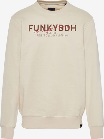 Funky Buddha Collegepaita värissä beige: etupuoli