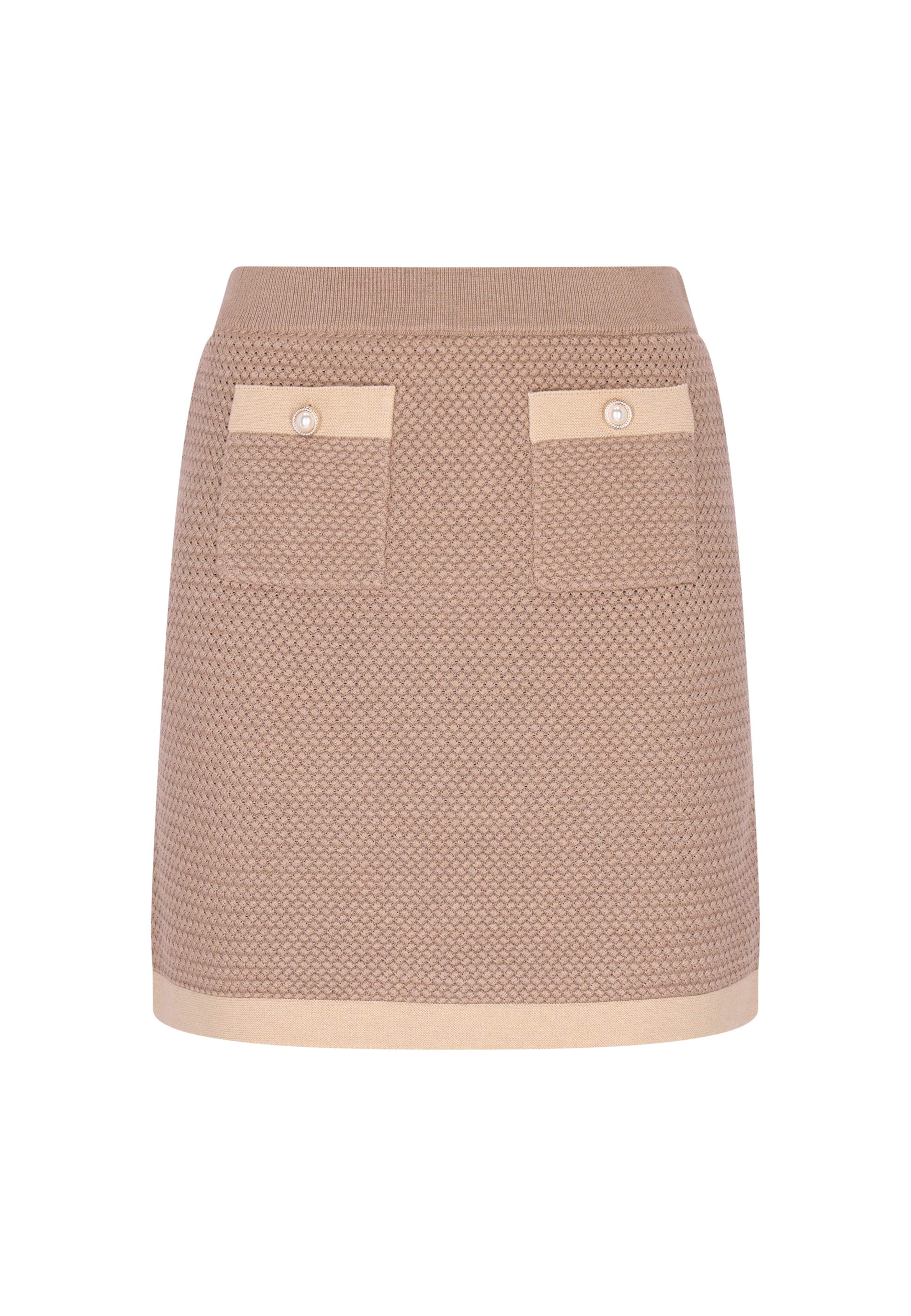 Jupe faina en beige : devant