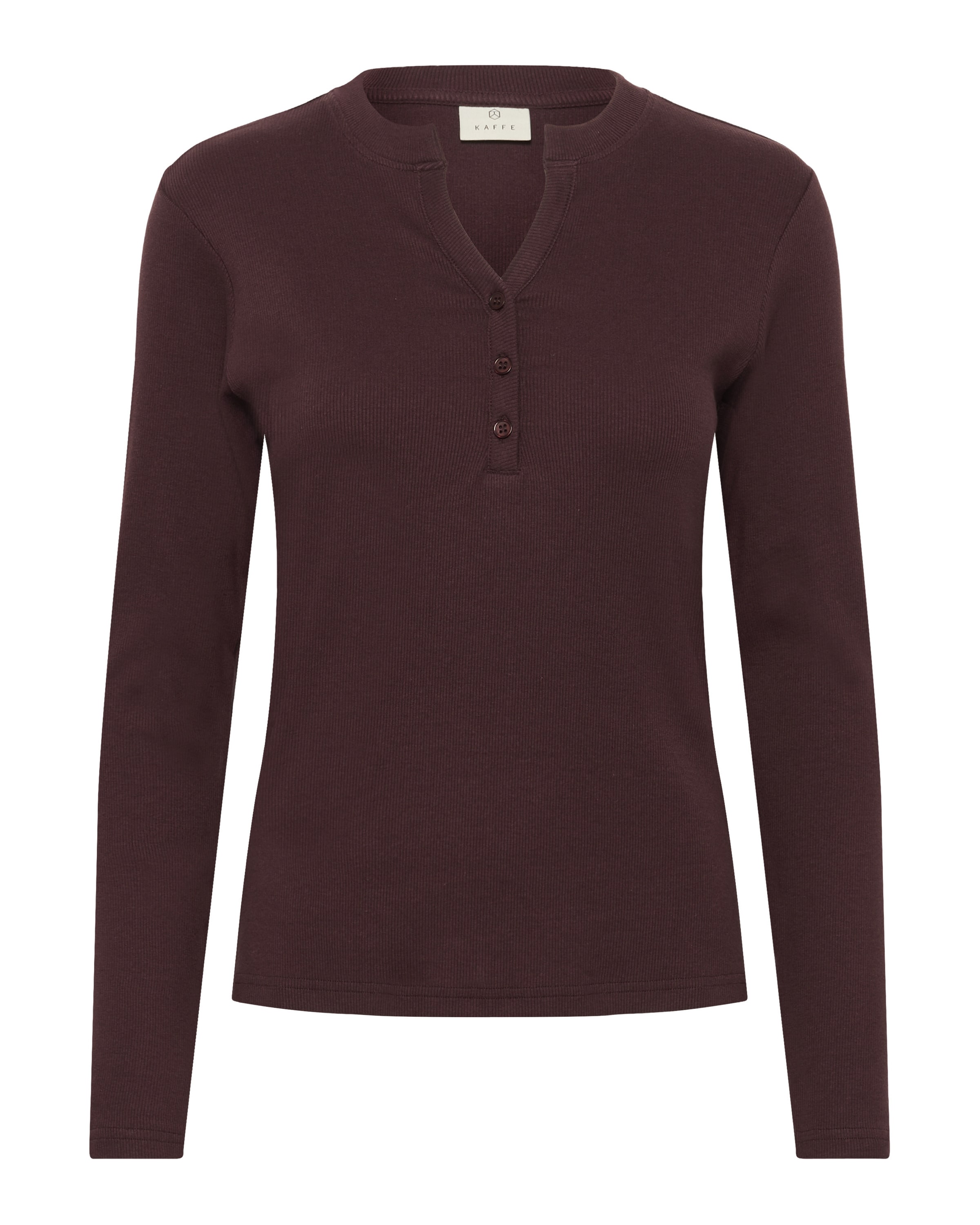T-shirt 'KAcarla' Kaffe en marron : devant
