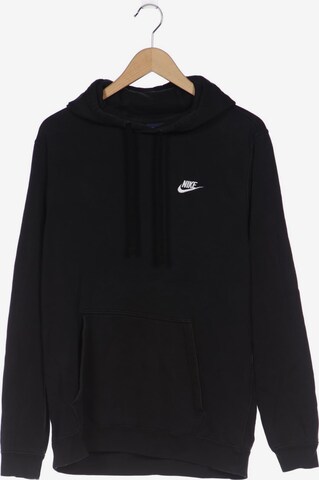 NIKE Sweatshirt & Zip-Up Hoodie in L in Black: front