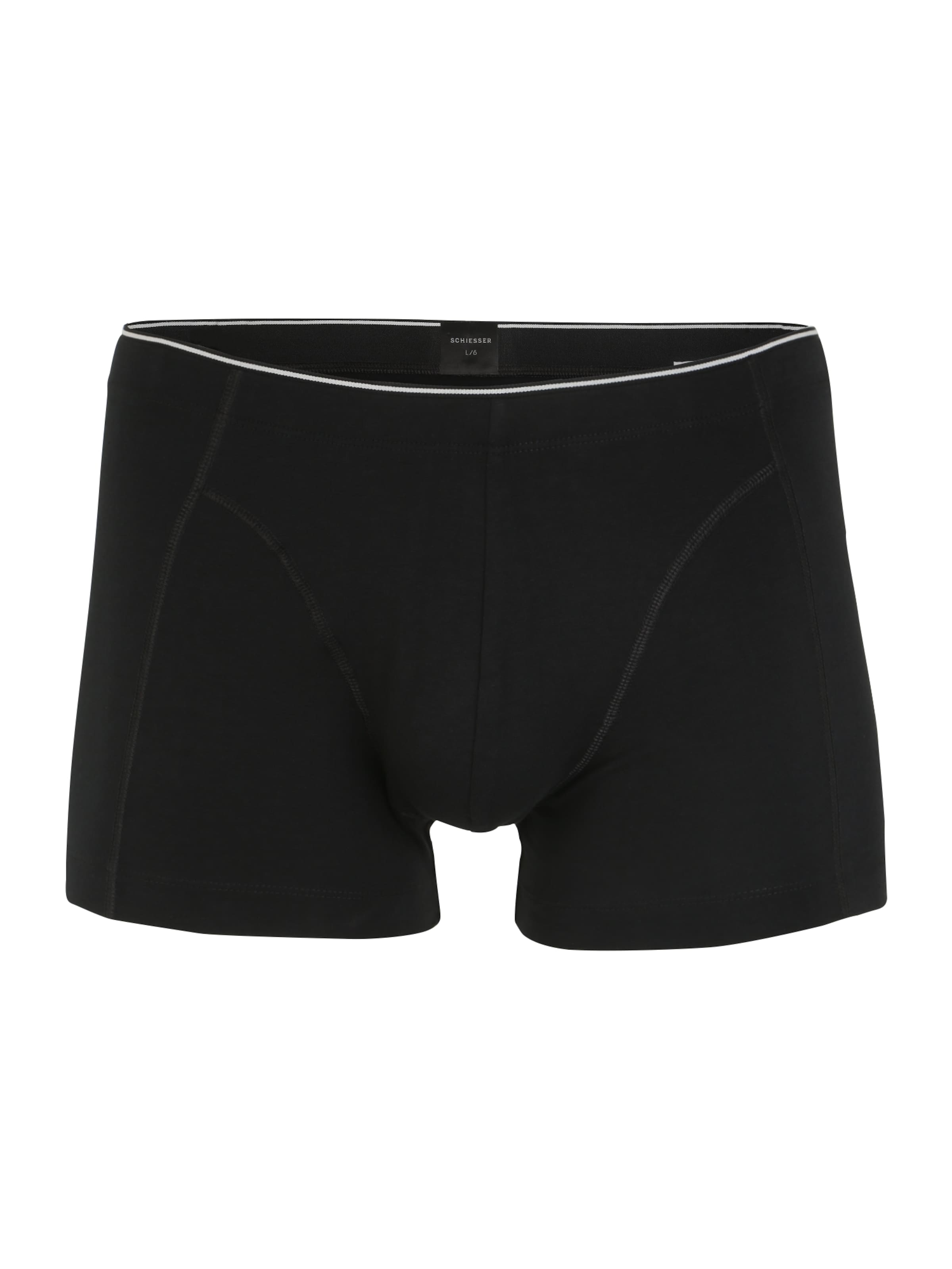 Boxers SCHIESSER en noir : devant