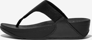 FitFlop Zehentrenner in Schwarz: Vorderseite
