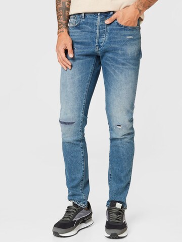 Slimfit Jeans de la G-Star RAW pe albastru: față