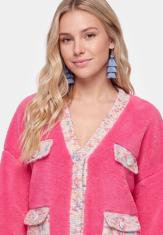 IZIA - Casaco de malha em rosa