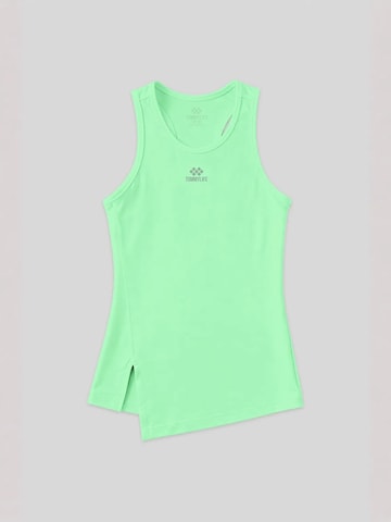 Top sportivo di Tommy Life in verde: frontale