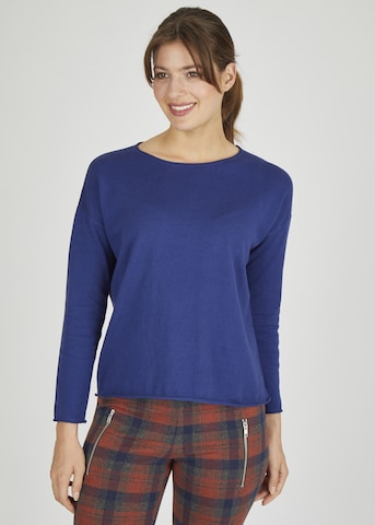eve in paradise Sweater 'Finja' in Blue: front