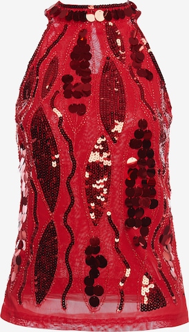 Haut faina en rouge : devant