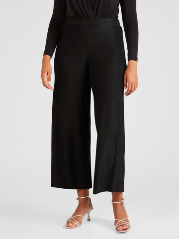 ONLY Carmakoma Wide leg Pants 'Rich' in Black: front