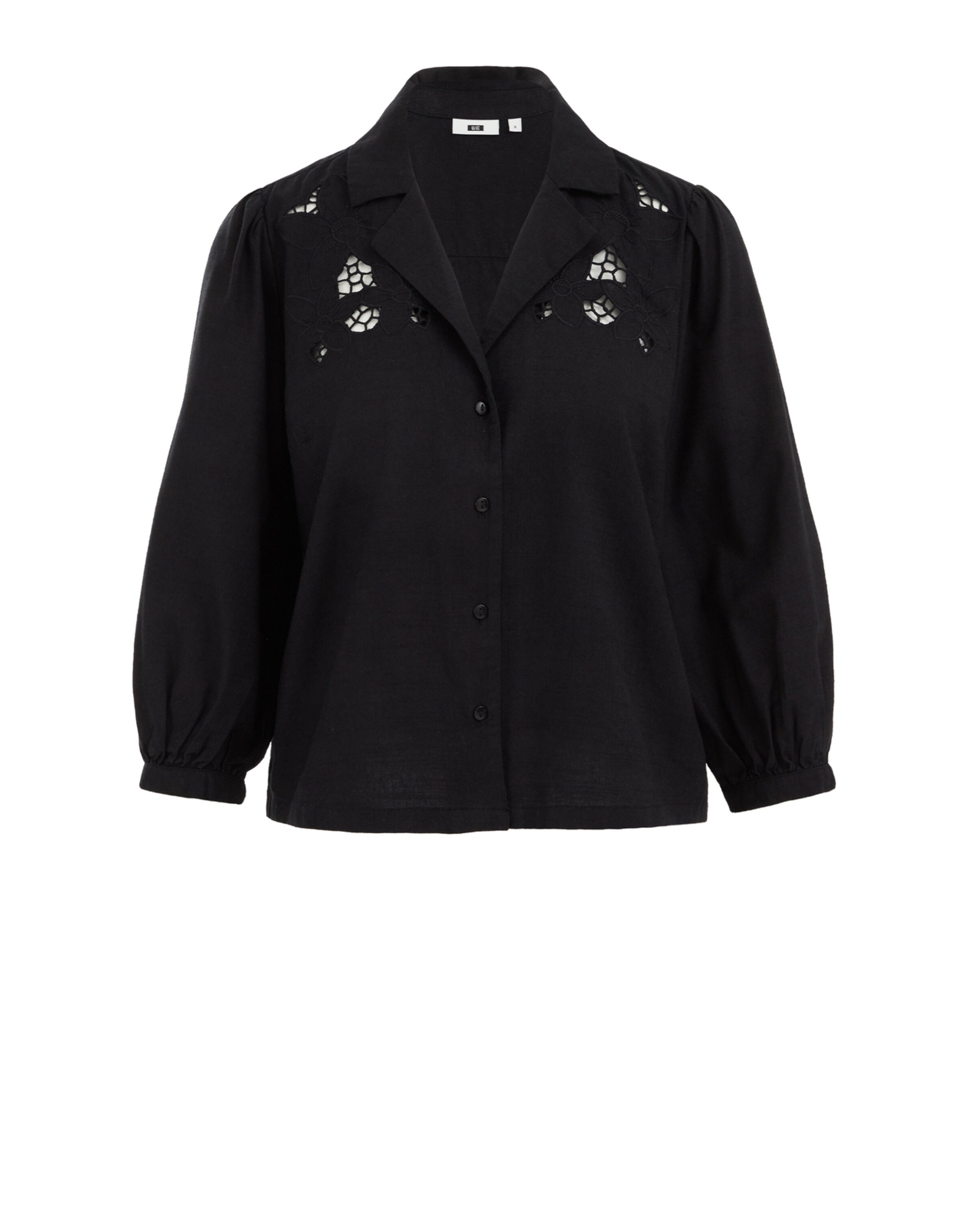 Bluză de la WE Fashion pe negru: față