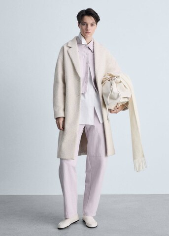 MANGO Mantel 'Finster' in Beige