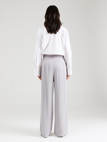 SELECTED FEMME Wide leg Pleat-Front Pants 'JOLIE' in Grey