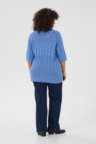 KAFFE CURVE - Pullover 'KCMika' em azul
