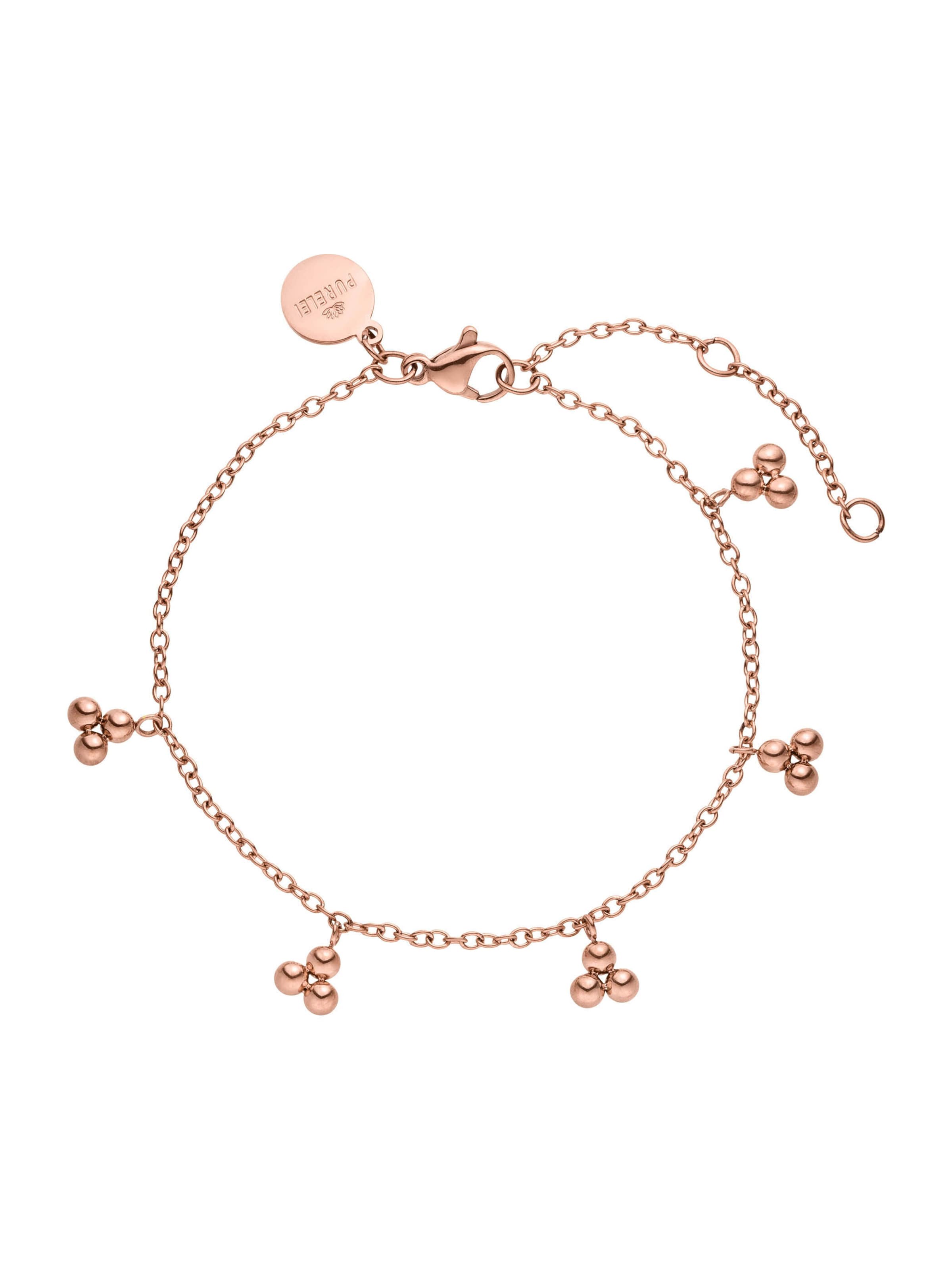 PURELEI Armband 'Seed' in rosegold, Produktansicht