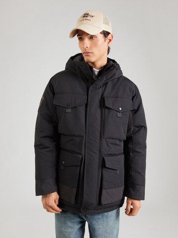 Geacă de iarnă 'Everest' de la Superdry & Co pe negru: față