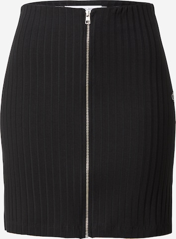 Calvin Klein Jeans Skirt in Black: front