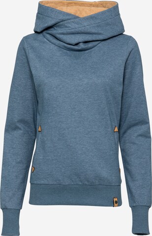 Fli Papigu Sweatshirt 'U Sexy I am Sexy' in Blauw: voorkant