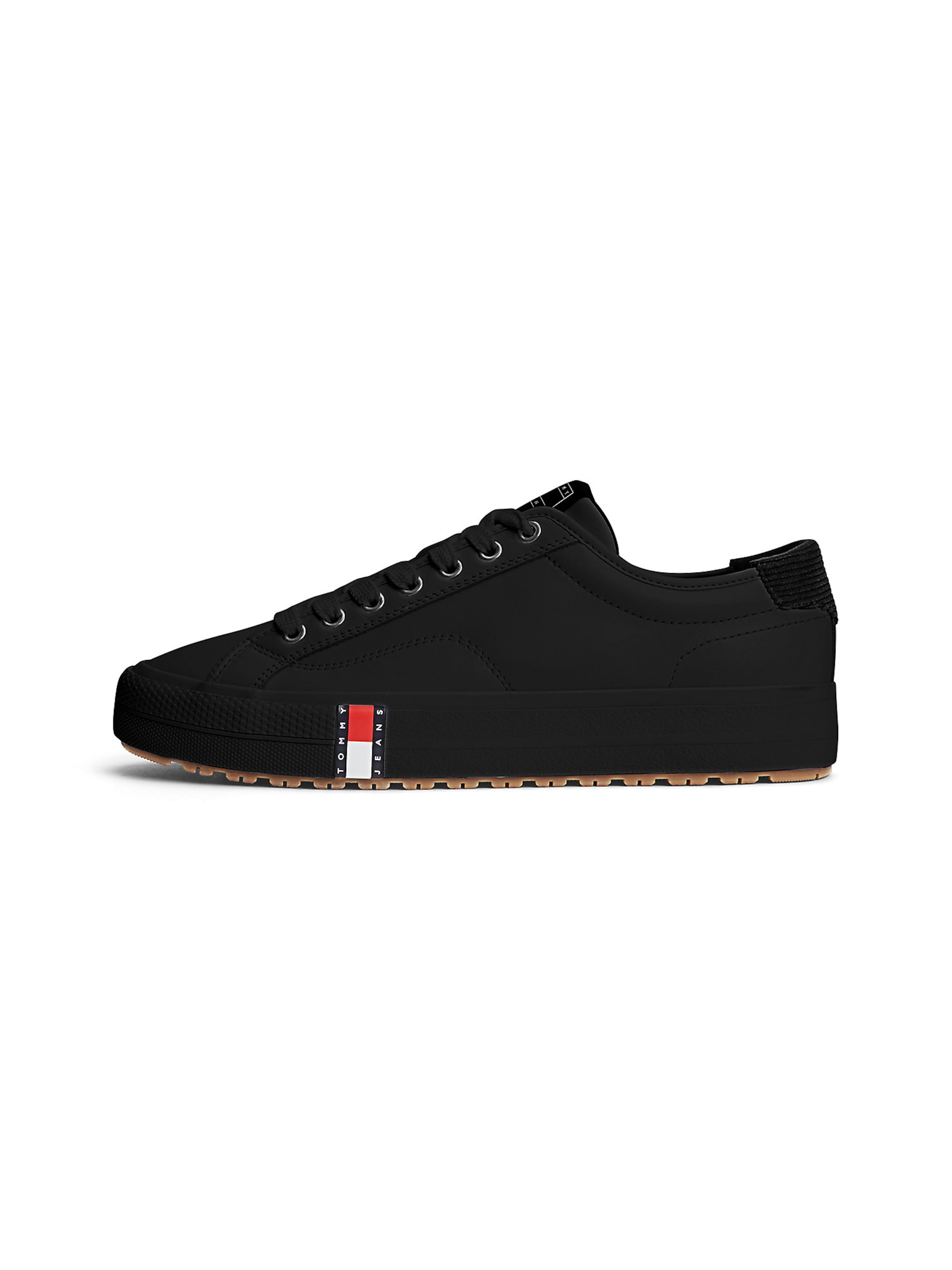 Tommy Jeans Sneakers laag in Zwart: voorkant