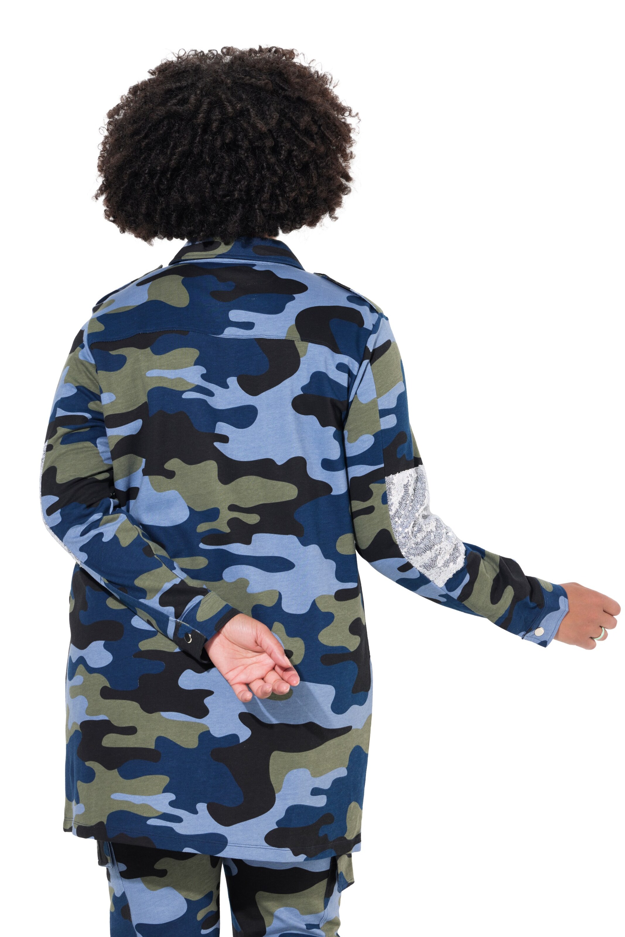 Angel of Style Sweatjacke in Blau