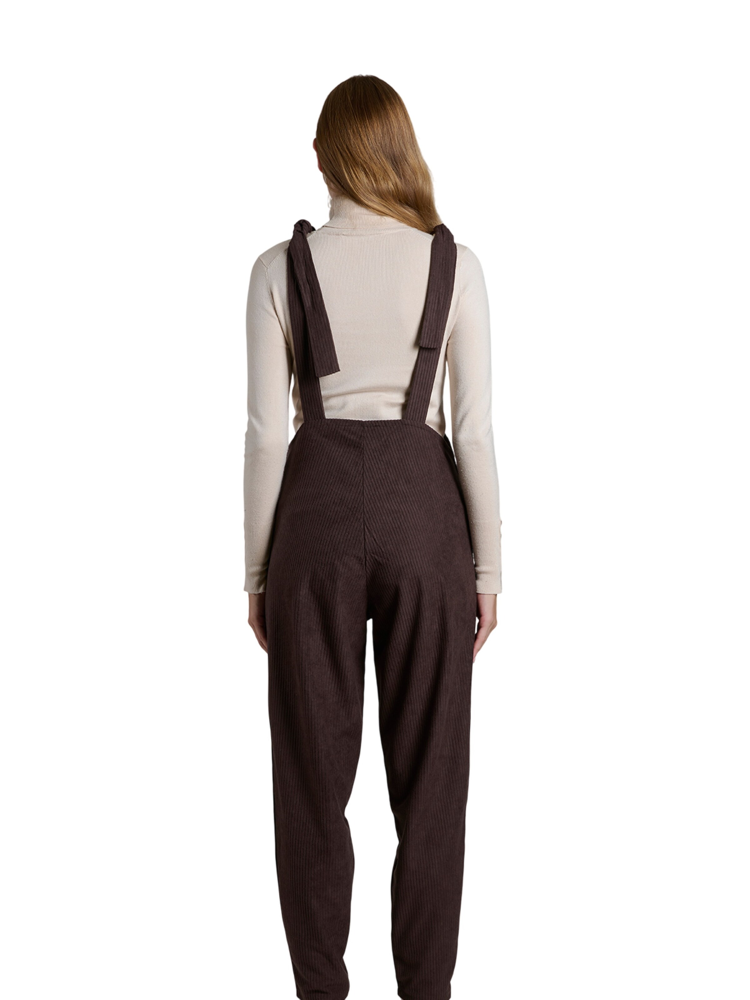 LYN MAMA Regular Overalls in Brown